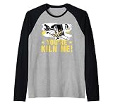 Eres un horno para un herrero Camiseta Manga Raglan