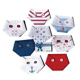 Kards by Kaylee Ahoy It's a Boy Baby Shower Game Prizes-Navy-Nautical- Set of 8 Gift Card Holders-Diaper Shape (All 8 Pattern Gift Card Holders)
