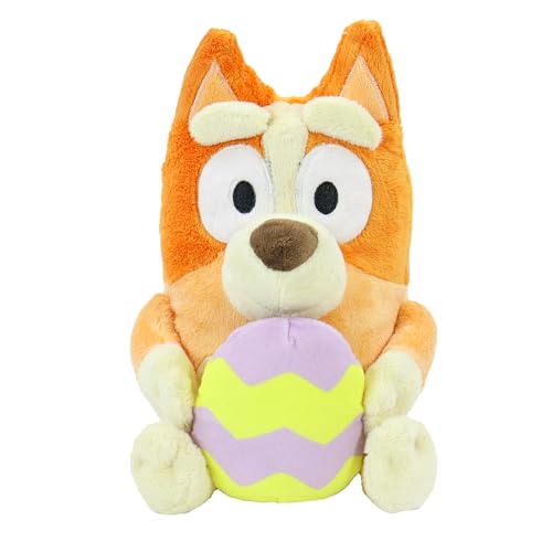 Animal Adventure | Bluey | 8.5" Bingo Plush with Easter Egg | Easter Basket Stuffed Animals for Kids | Cute & Huggable Ultra Soft Plushie Stuffers Toy Buddy | Collectable Gifts | Aged 3+