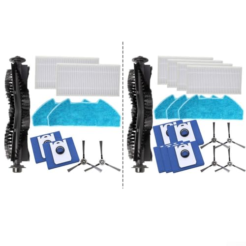 Image of Filter Brush Dust Bags Set For BObsweep For Dustin for Ultra-Vision Robotic Vacuum Cleaners, Vacuum Cleaner Attachments Spare Parts(Set H 18pcs)