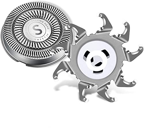 Sweetlf rasoir pack de 3 Têtes de Rasoir Rotatives for SweetLF SWS7105 Rasoir Electrique Pour Hommes Cover