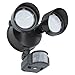 Lithonia Lighting OFLR 6LC 120 MO WH Integrated LED 2-Light Outdoor Motion Sensor Security Flood Light, Round, White
