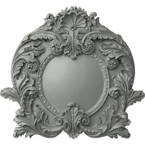 Ekena Millwork 21 5/8"W x 19 3/4"H x 2 3/8"P Modena Large Center Onlay