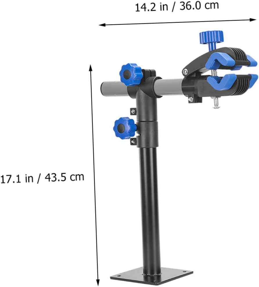 BESPORTBLE Telescopic Adjustable Bike Repair Stand Durable Wall Mount Storage Rack for Easy Maintenance Lightweight and Design Quick Release Buckle for Convenient Use