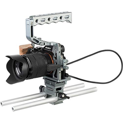 Amazon.co.jp: Sevenoak SK-A9C1 Pro アルミニウムカメラケージ トップ 