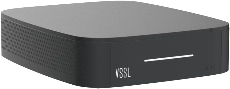 VSSL A.1x Single Zone 2-Channel Audio Streaming Amplifier, Compatible with AirPlay 2, Chromecast, Amazon Alexa, Spotify Connect, Bluetooth | Home Sound System Amplifier | WiFi Amp for Speakers
