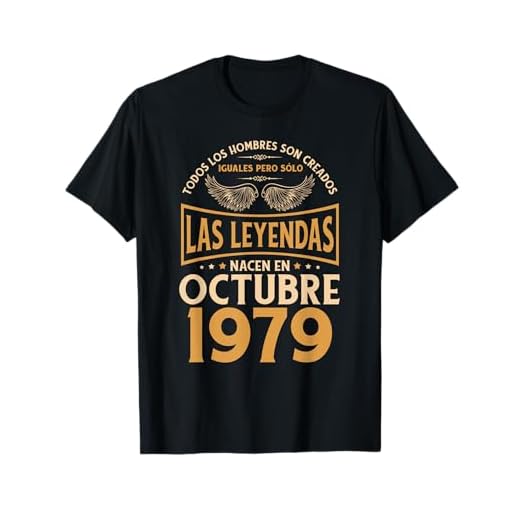 Cumpleaños Hombre Regalos Las Leyendas Octubre 1979 Camiseta