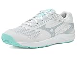 Mizuno Cyclone Speed 5 - Tenis de Voleibol para Mujer, Blanco-Azul, 8.5