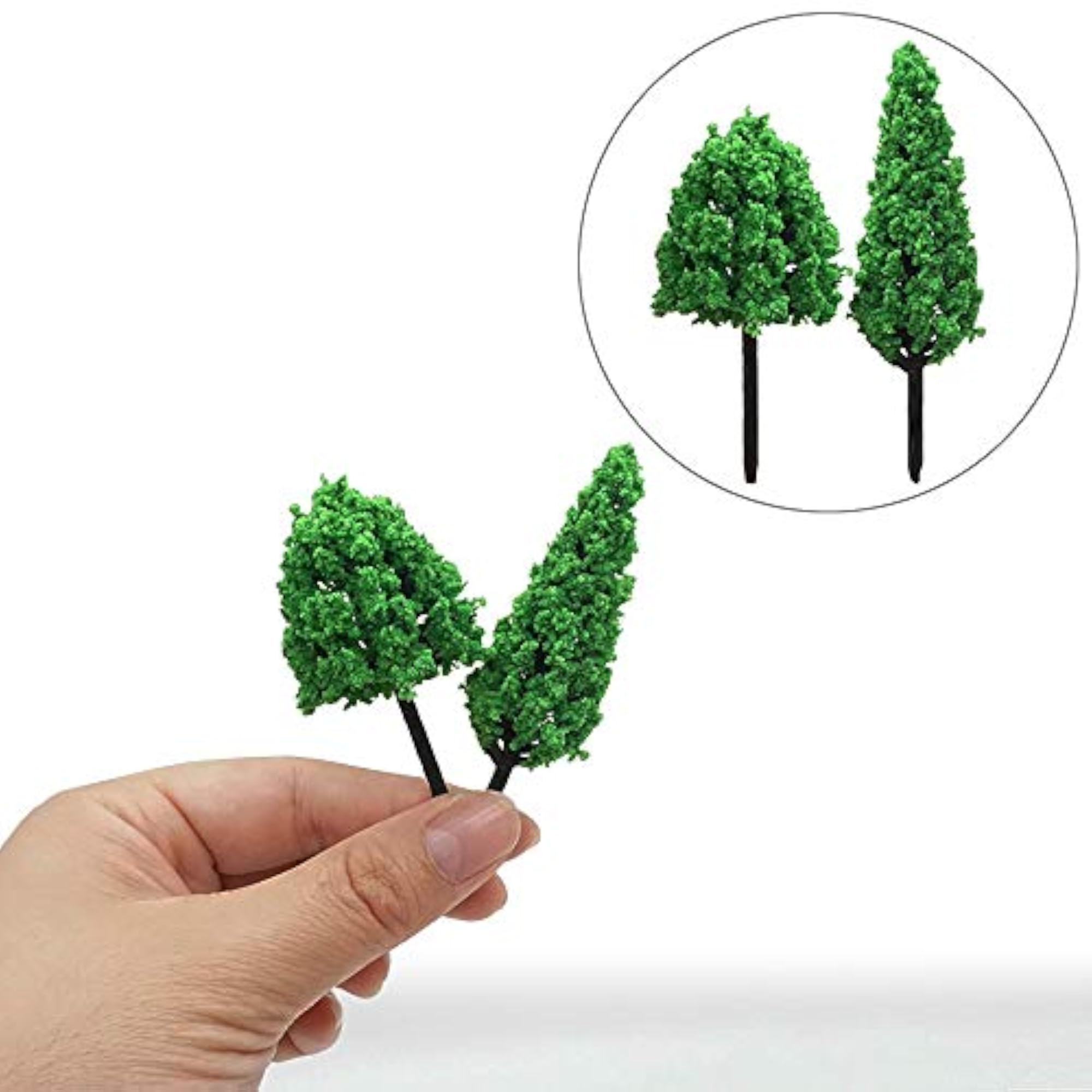 Miniature Trees and Bushes Model Trees for Diorama Crafts, 40 PCS