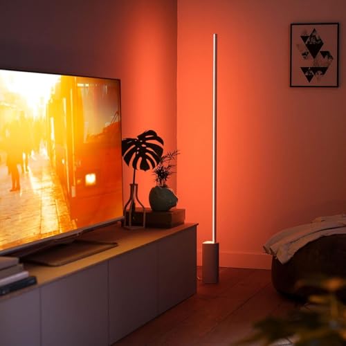 Philips Hue Signe Smart Table Lamp, Black, 1 Pack, White & Color Ambiance LED Color-Changing Light, Control LED Lamp with Hue App, Works with Alexa, Google Assistant, Apple HomeKit by Philips Hue - Image 8