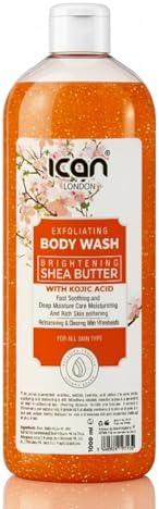 Ican London Shea Butter With Kojic Acid Brightening Exfoliating B...