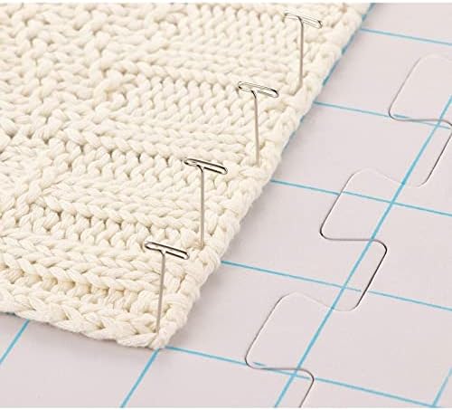 Blocking Mats for Knitting and Crochet, 9-Pack of Interlocking Foam Blocking Mats Including 200 T-Pins and Storage Bag, 31.8 cm Each