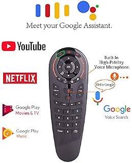 2.4G Wireless Voice Control Sensing Air Remote Mouse, 6 Axis Gyroscope Voice Remote