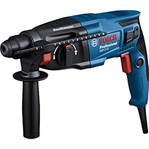 Bosch Professional boorhamer GBH 2-21 (met SDS plus, incl. extra handgreep, machinedoek, diepteaanslag, in opbergkoffer)