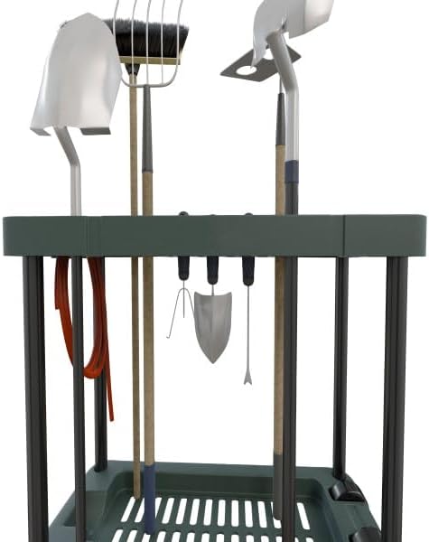 Miniatura 5 de Stalwart Rolling Jardín Fits 40herramientas Almacenamiento rack Tower