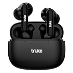 truke Air Buds Lite True Wireless in Ear Earbuds with 10H Single Charge Playtime, Gaming Mode, ENC, AAC Codec, Bluetooth 5.1, IPX4 (Black)