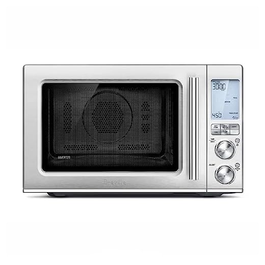 Breville USA RM-BMO870BSS1BUC1 Breville RM-BMO870BSS, The Combi Wave 3 in 1, Brushed Stainless Steel (Renewed)