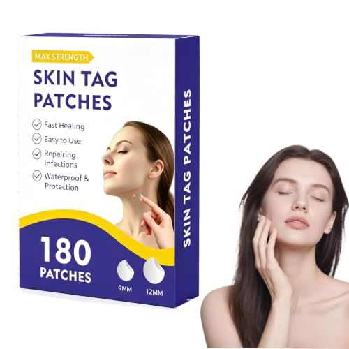 KUNJAYER AL-40 Skin Removal Kit, Effective SkinTAG Remover Patches for Home Use, Safe &Effective Wart Remover Patches-180 Patches