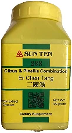 Sun Ten - Citrus & PINELLIA Combination Er Chen Tang 238 Concentrated Granules 100g by Baicao by SUN TEN Baicao