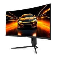ODYS XP34 PRO-X 34 Zoll UWQHD Curved Gaming Monitor, höhenverstellbar – Ansicht 2