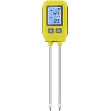 TAYTHI 4-in-1 NPK Soil Tester has digital LCD display and high precision temperature measurement function to measure nitrogen, phosphorus, potassium and temperature simultaneously. Suitable for