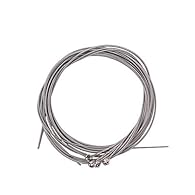 This string set includes 4pcs strings, fit for 4 string bass It is made of steel which is very solid and durable Highly magnetic stainless steel with a smooth satin finish Unusually long life, consistency, and string-to-string balance Unique cross-wi...