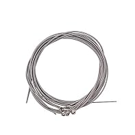 This string set includes 4pcs strings, fit for 4 string bass It is made of steel which is very solid and durable Highly magnetic stainless steel with a smooth satin finish Unusually long life, consistency, and string-to-string balance Unique cross-wi...