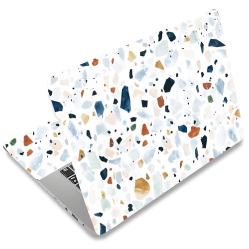 SUPERDANT Adesivo Universale Per Notebook Con Stampa Marmo Colorata Copertura Protettiva Rimovibile Per PC 12 13 13.3 14 15 15.4 15.6 Pollici Con Design Terrazzo