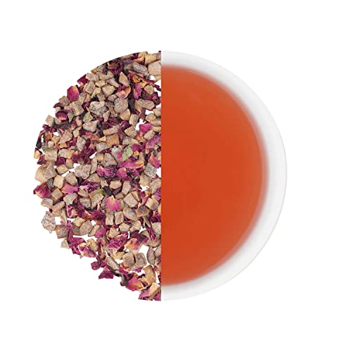 Teanourish Guava Magic Herbal Tea | Caffeine-Free Tisane | Refreshing And Fruity | 100% Natural Guava, Mango, Apple, Hibiscus & Rose Petals | Brew Hot Or Iced Tea (1.76Oz/50Gms) #TOP4