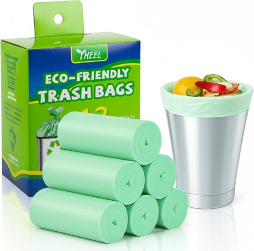 1.2 Gallon Small Trash Bags Mini Garbage Bags - 150 Count Unscented
