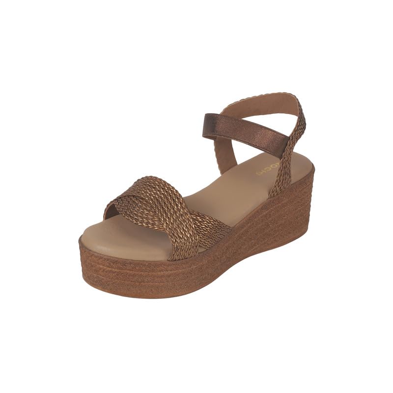 Image of Mochi Women's fashionable Wedge Sandal