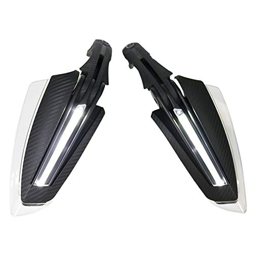 Garde-mains 22mm pour guidon de moto avec feux de jour intégrés