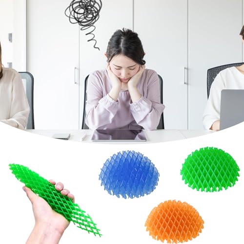 Easter Gifts for Kids 2 Pack Stretchy Fidget Toy, Fidget Wiggler, Cute Squishy Fidget Desk Toy, Resistance Fidget Toys Stress & Anxiety Relief, Birthday & Valentines Day Gifts for Him - Image 3