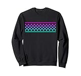 Rosa & Blau Karomuster Schachbrett Schachbrett Jugendliche Sweatshirt