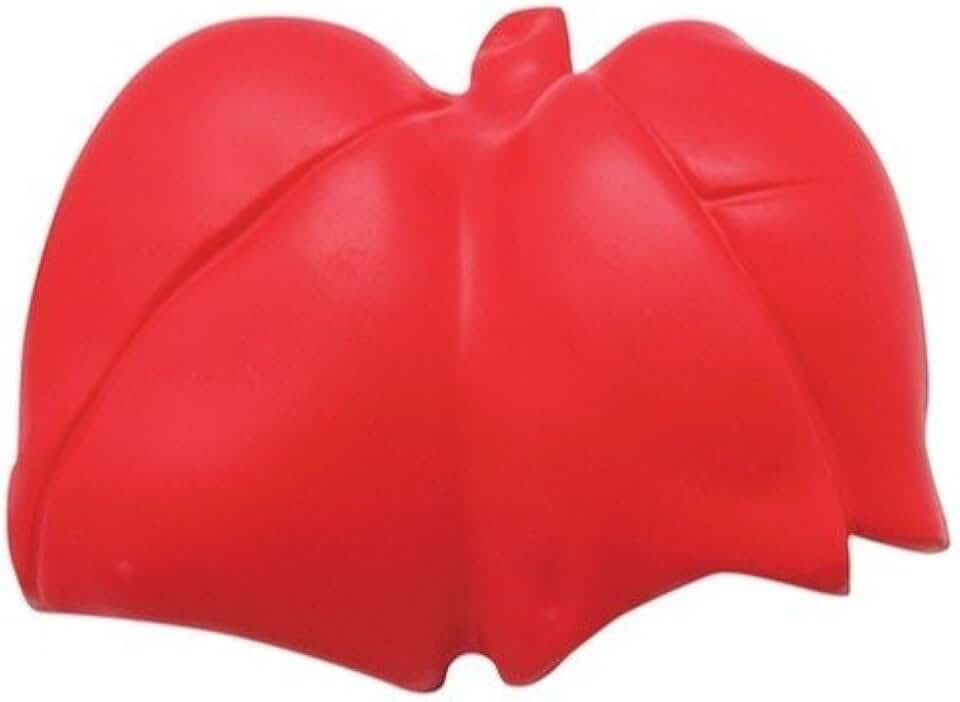 Squeezy lungs-shaped stress toy