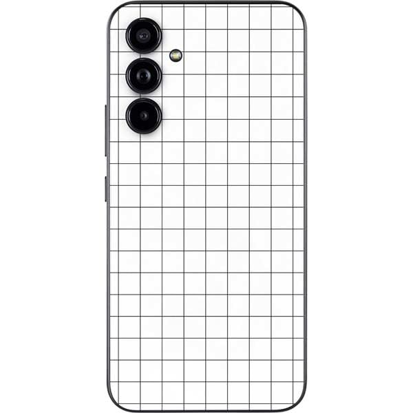 Skinit Phone Decal Skin Compatible with Samsung Galaxy A54 5G - Officially Licensed Skinit Originally Designed White Grid Design
