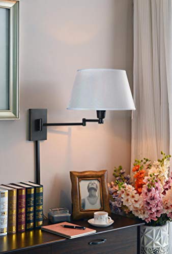 Kenroy Home 30100Orb Simplicity Wall Swing Arms, Medium, Oil Rubbed Bronze 18 Inch Width, 26 Inch Extension #TOP3