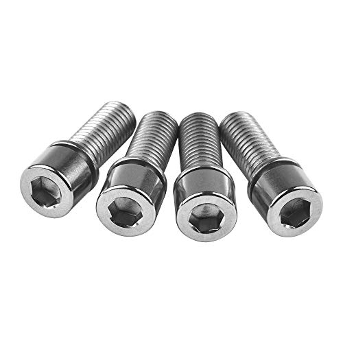 Wanyifa Titanium Ti Bolt M7 x 20mm Allen Head with Washers Bike Scewrs Pack of 4 by Wanyifa - Image 5