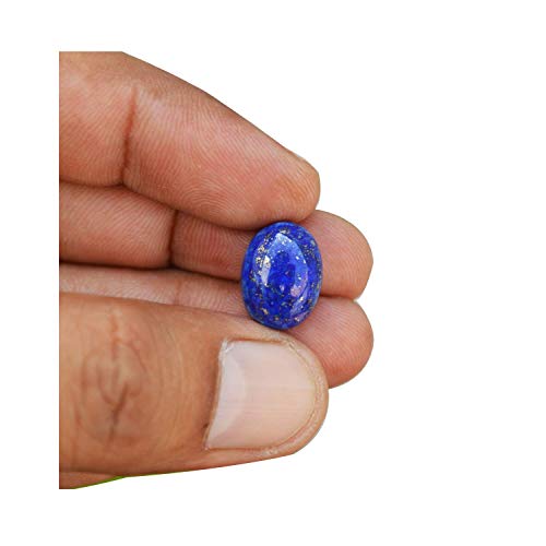 Piedra de lapislázuli natural de 10,00 quilates como regalo de joyería unisex 2