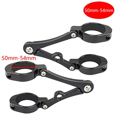 Motorcycle Headlight Bracket Cnc 50Mm-54Mm Fork Head Lamp Holder For Cafe Racer Sportster Touring Softail Dyna Chopper Bobber Universal #TOP1