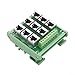 For RJ45 8P8C Ethernet Terminal Block Adapter with 9 Port Configuration and For DIN Rail Mounting Support for Industrial Network and Data Transmission Applications