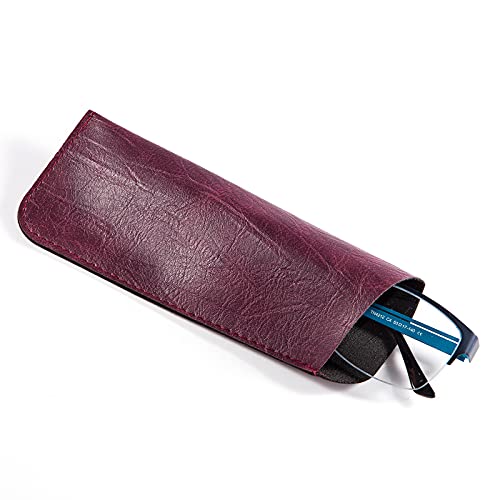 Image of TRIUMPH VISION Reading Glasses Pouch Eyeglass Sleeve Soft Case Slim 3 Pack | Alternative to Bulky Case Lightweight,Neoprene Lined Padded Protect Optical lens Slip in, Cute Pattern Portable for Daily Use