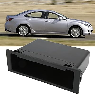 Dash Radio Storage Box, Single Din Storage Pocket Radio Box Radio Inner Organizer Multi Application Dash Storage Pocket Car Stereo Blanking Plate Stereo Holder for Car