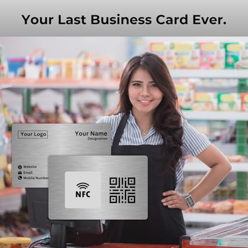 tinydabba SS steel finish NFC & QR-Enabled Business Card | Smart Digital Visiting Card by tinydabba | Custom design - 7
