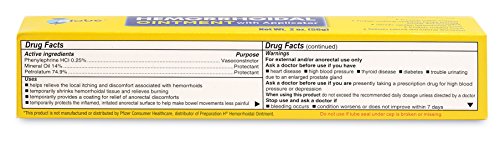 Globe (4 Pack) Hemorrhoidal Ointment, Phenylephrine Hcl, Petrolatum, Mineral Oil, Relief From Burning, Itching And Discomfort Of Hemorrhoids, 2 Ounces #TOP7