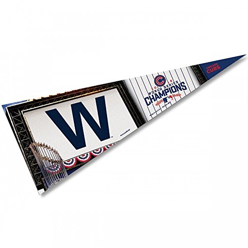 WinCraft Officially Licensed MLB Chicago Cubs 2016 World Series Champion Premium Pennant