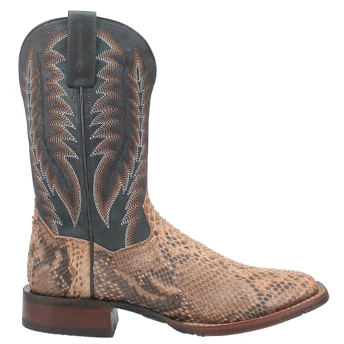 Dan Post Men's Templeton Exotic Snake Western Boot Broad Square Toe - Dp4183
