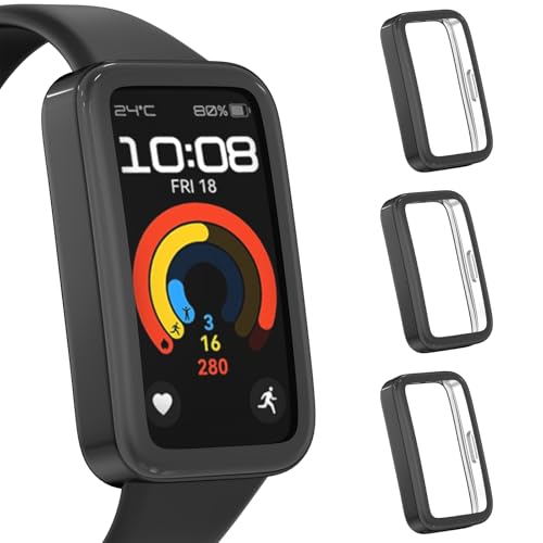 Huawei Band 10/9/8 �p �ی�P�[�X �S�ʕی� �_�炩��TPU�f�� ���ɋ��� �����x�^�b�` �����ϐ� �\�t�g�V�F���ی�J�o�[