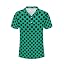 Green Black Polka Dots