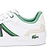 Lacoste Unisex-Child Juniors' L004 Sneaker, White/Green, 5